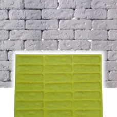 Гнучка поліуретанова форма A.N.B. «БОСТОН» на 30 плиток для виготовлення декоративної цегли та гіпсової плитки