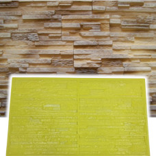 Гнучка поліуретанова форма A.N.B. «ВЕРОНА» на 8 плиток для виготовлення декоративної цегли та гіпсової плитки